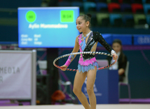 Bədii gimnastika üzrə 22-ci Azərbaycan Birinciliyi və Bölgələrarası Kubok yarışları. Bakı, Azərbaycan, 17 dekabr 2015